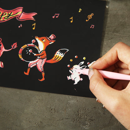 Dreamlike Scratch Art Paper For Kids Crafts