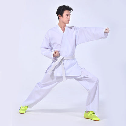 Karate White Suit Taoist Robe Suit
