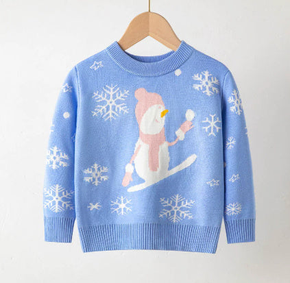 Baby Boys' And Girls' Elastic Pullover Sweater