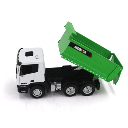 Modèle de Voiture Télécommandée de Simulation d'Ingénierie de Camion Benne Électrique