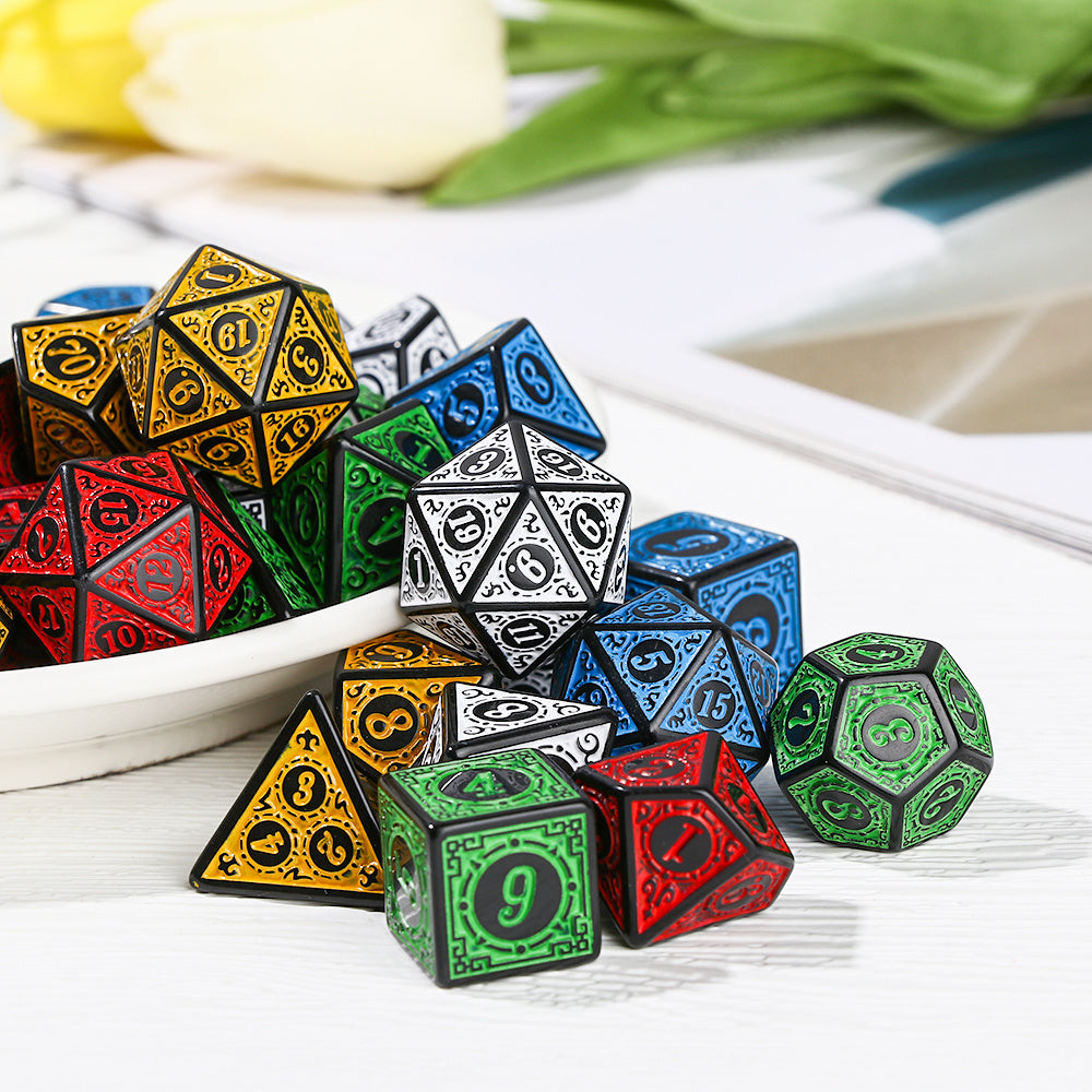 Pattern Multi-faceted Digital Dice Running Group Board Game Accessories Props