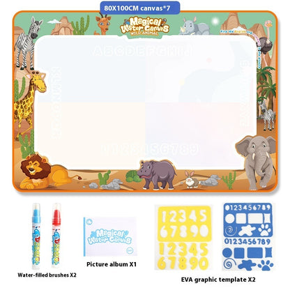 Cloth Toy Clear Water Painting Drawing Board Magic Color Graffiti Blanket Water Picture Book
