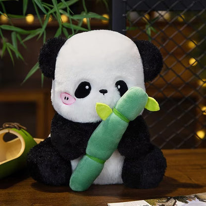 Bamboo Tube Simulation Panda Doll
