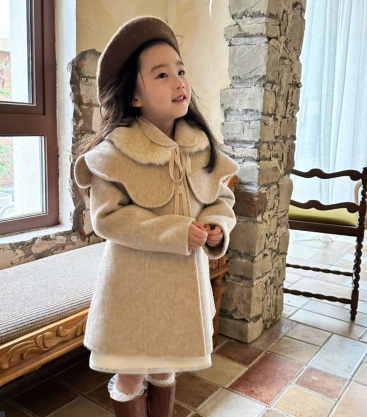 Retro Wool Double-sided Cashmere Girl Coat