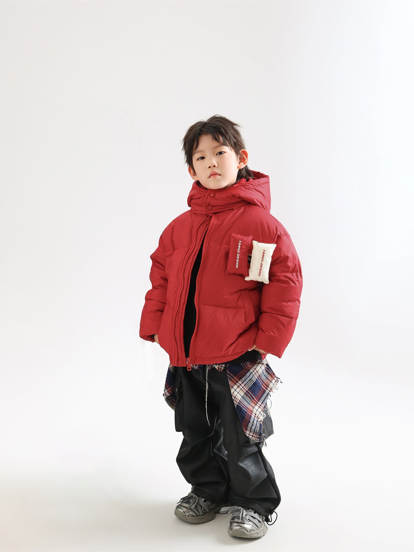 Children's Winter Warm White Duck Down Jacket Boys New