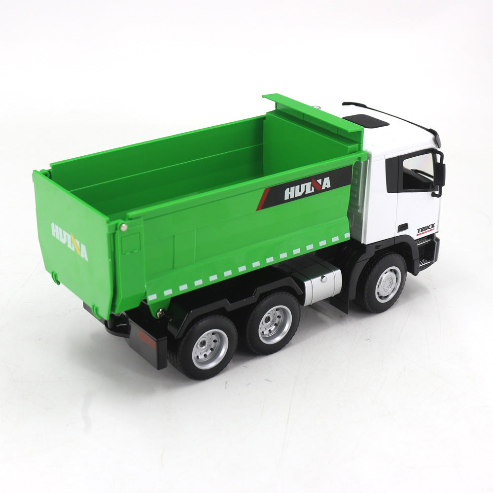Modèle de Voiture Télécommandée de Simulation d'Ingénierie de Camion Benne Électrique