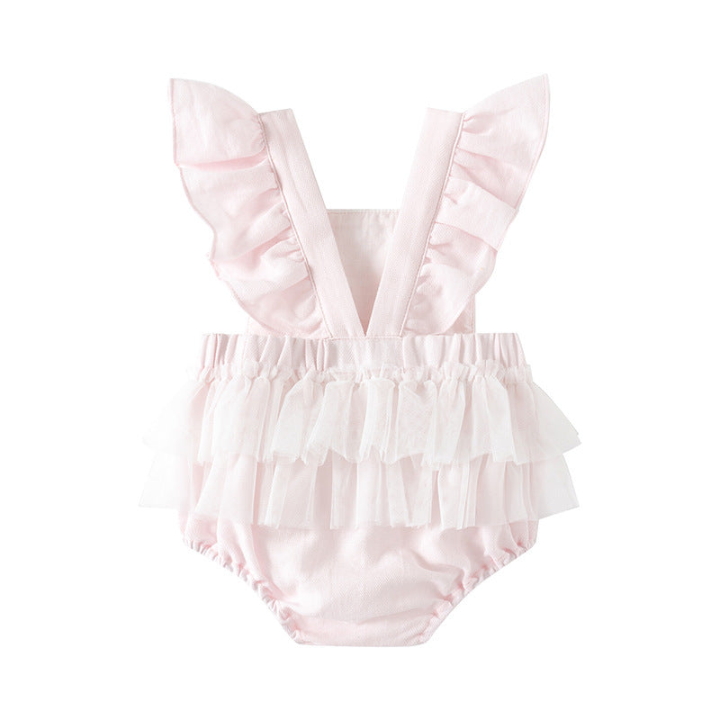 Year-Old Suspender Onesie Newborn Clothes
