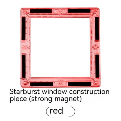 Color Window Asterism Magnetic Building Blocks Assembly