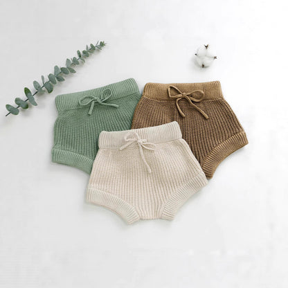 Baby Handmade Knitted Sweater And Shorts