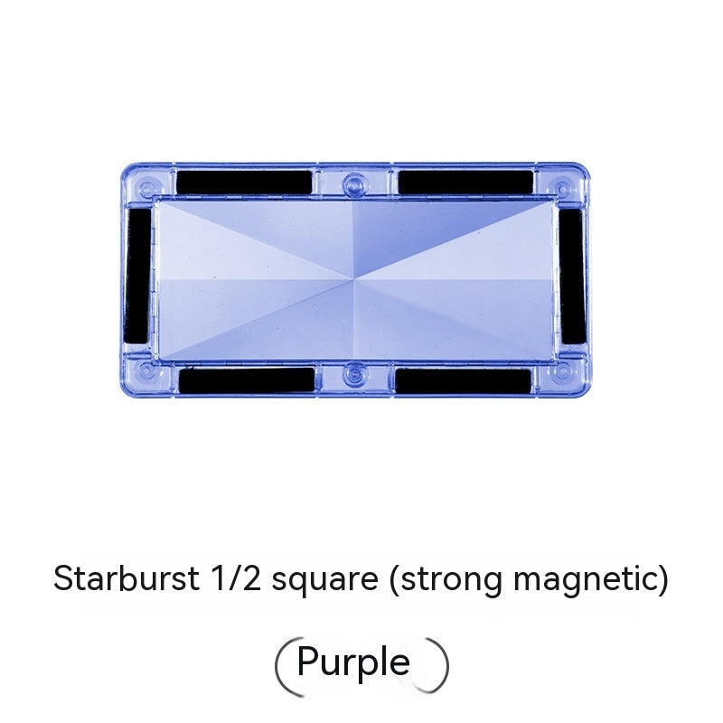 Color Window Asterism Magnetic Building Blocks Assembly