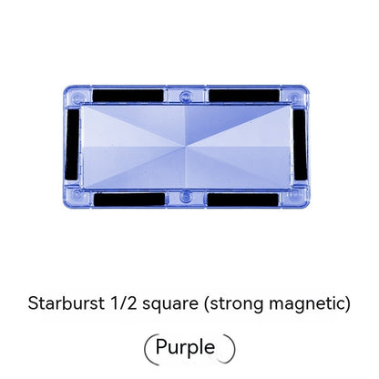 Color Window Asterism Magnetic Building Blocks Assembly