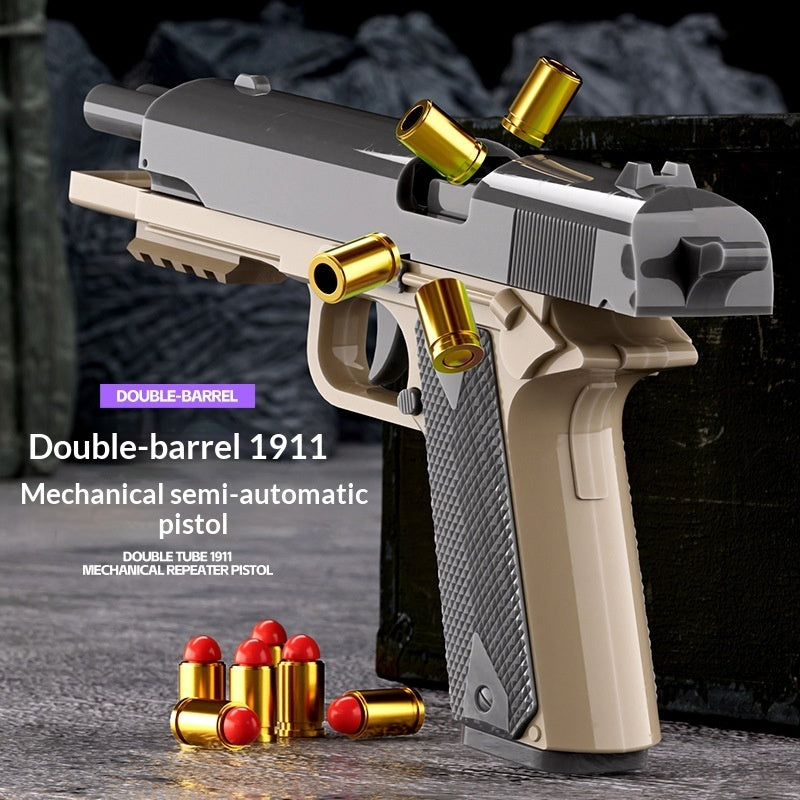 Pistolet jouet à double éjection de barillet