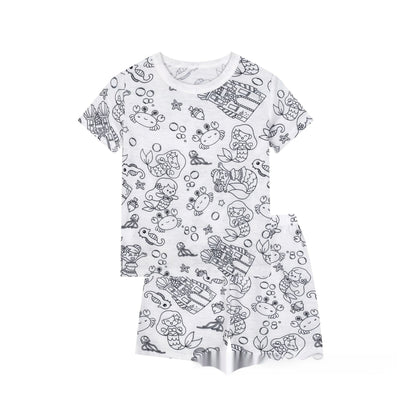 Cotton Children's Loungewear Pajamas Suit