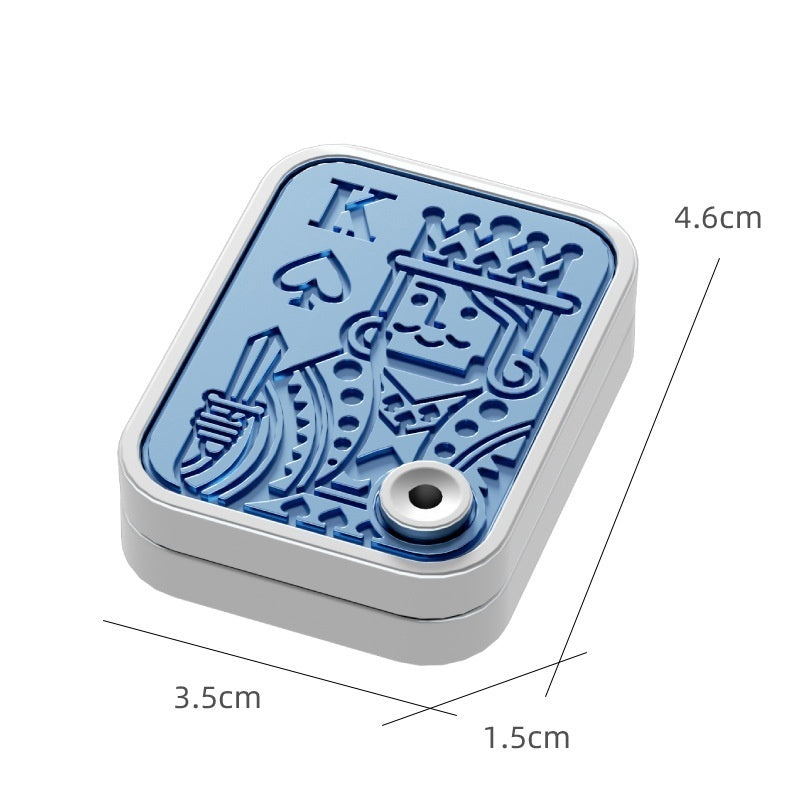 Card Gyro Cat Push Card Children Decompression Toy Card Gyro