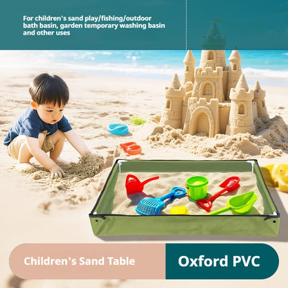 Portable Foldable Toy Sand Tray Pet Sand Tub PVC Water Tank