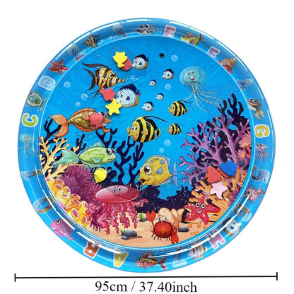 Children's Inflatable Marine Animal Racket Water Cushion Baby Crawling Racket Water Bag Racket Water Cushion Climbing Pad
