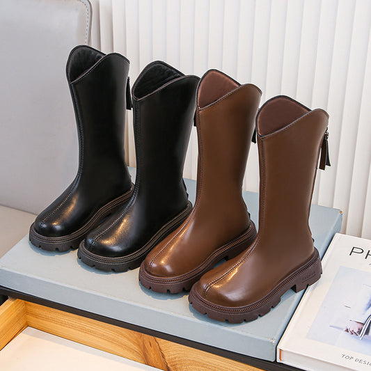 Girls' Shoes Winter Children's Boots Spring And Autumn Children's Shoes