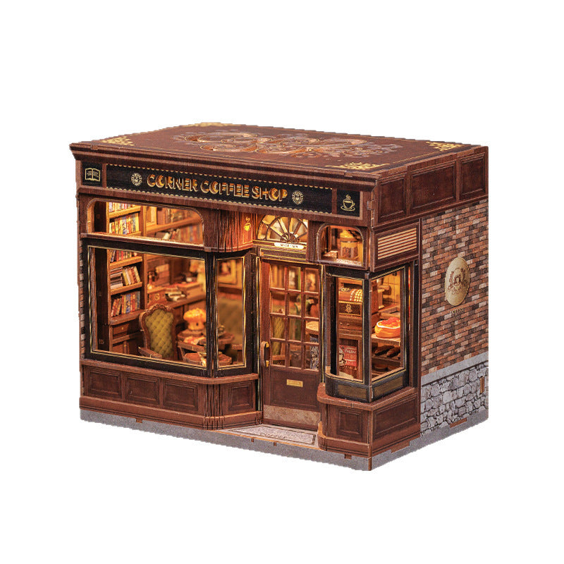 Miniature Scene Model DIY Assembled Handmade 3D Cottage Toy