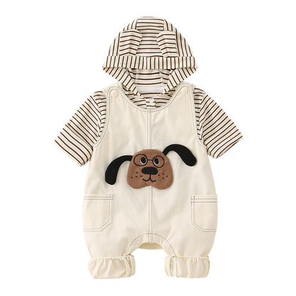 Pure Cotton Romper Set For Boys Cute Childrens Clothing Baby Boy Outfits