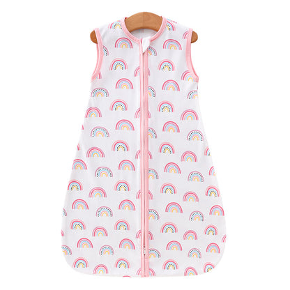 Newborn Summer Vest Sleeping Bag Baby Anti-kick Quilt