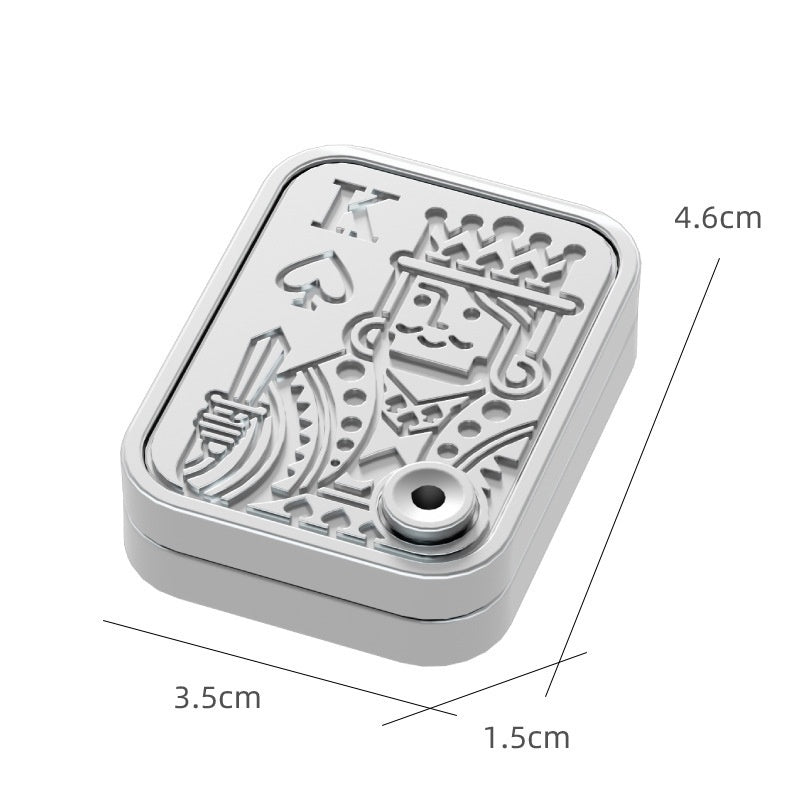 Card Gyro Cat Push Card Children Decompression Toy Card Gyro