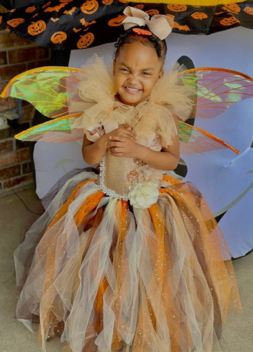 Girls' Flower Party Festival Princess Mesh Dress