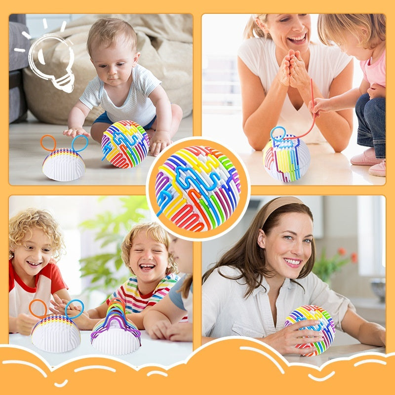 Sensory Activity Ball Puzzle Decompression Anxiety Training Silicone Toy