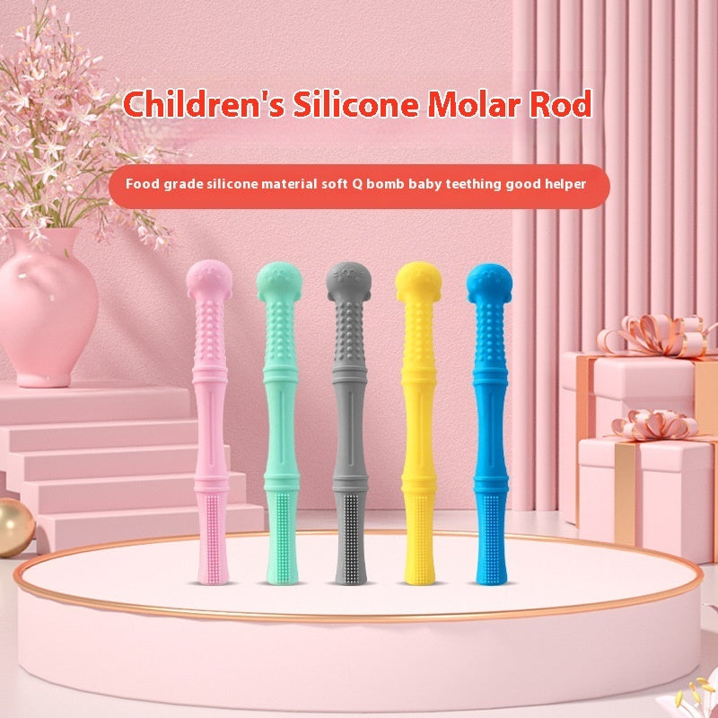 Silicone Baby Teething Stick Baby Teether Maternal And Child Supplies Teether