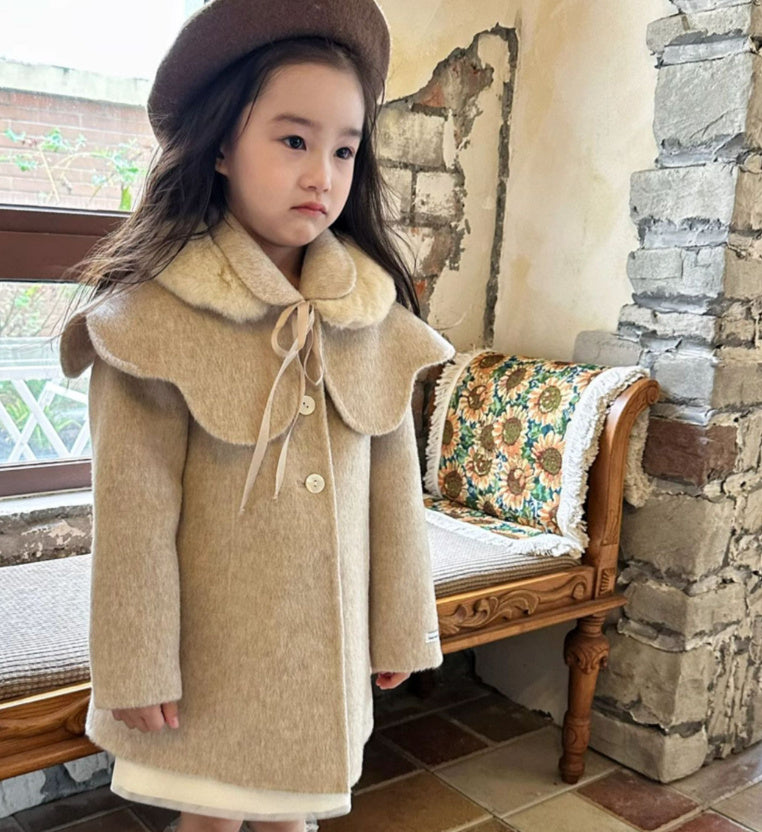 Retro Wool Double-sided Cashmere Girl Coat