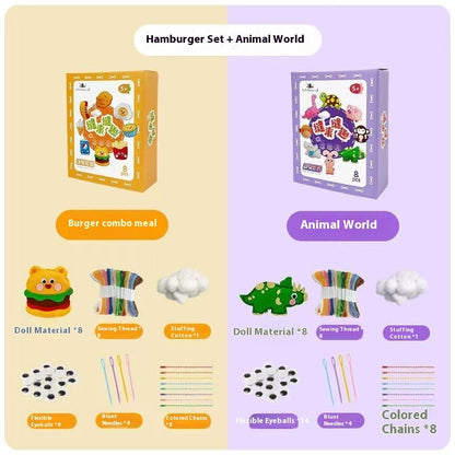 Children's Sewing Fun Toy Baby Handmade Cute Doll Pendant