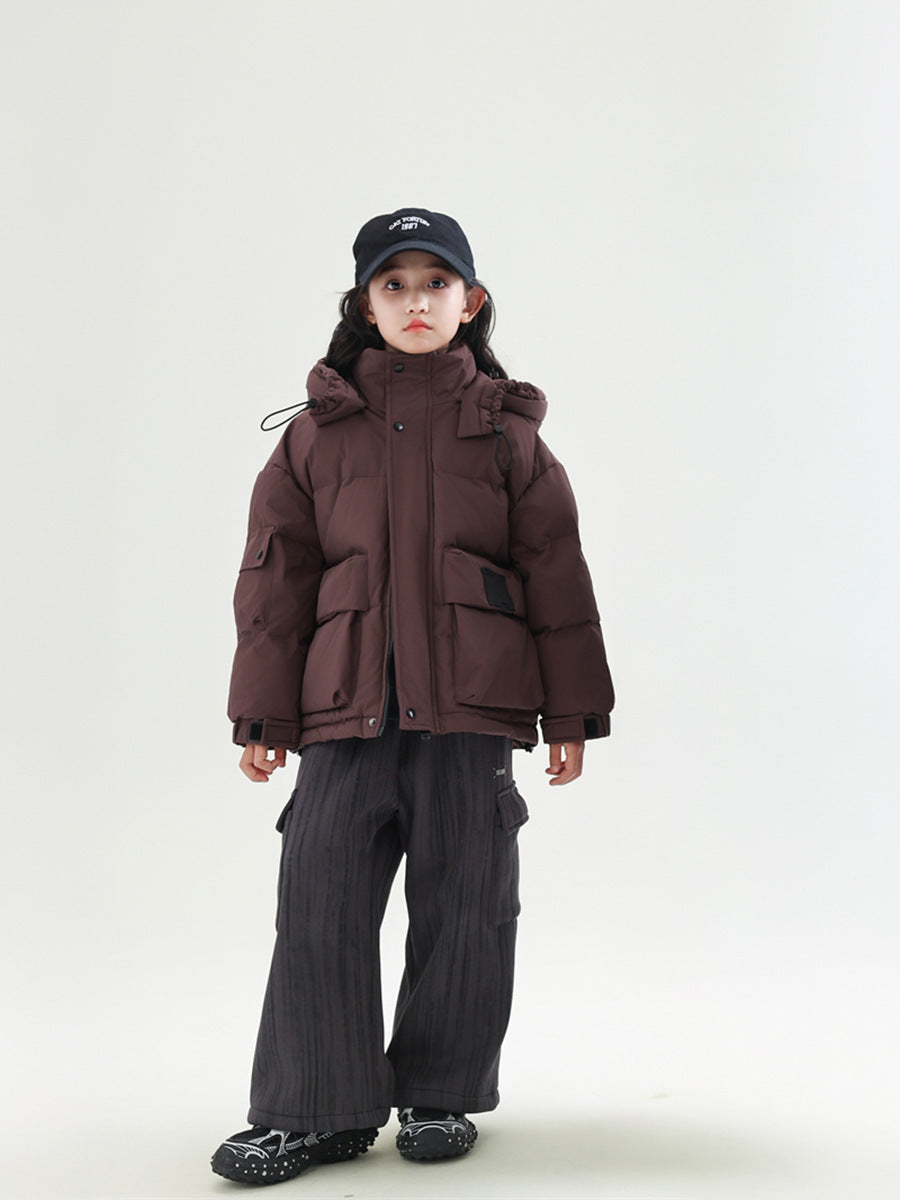 Children's White Duck Down Warm Coat Winter Boys' New