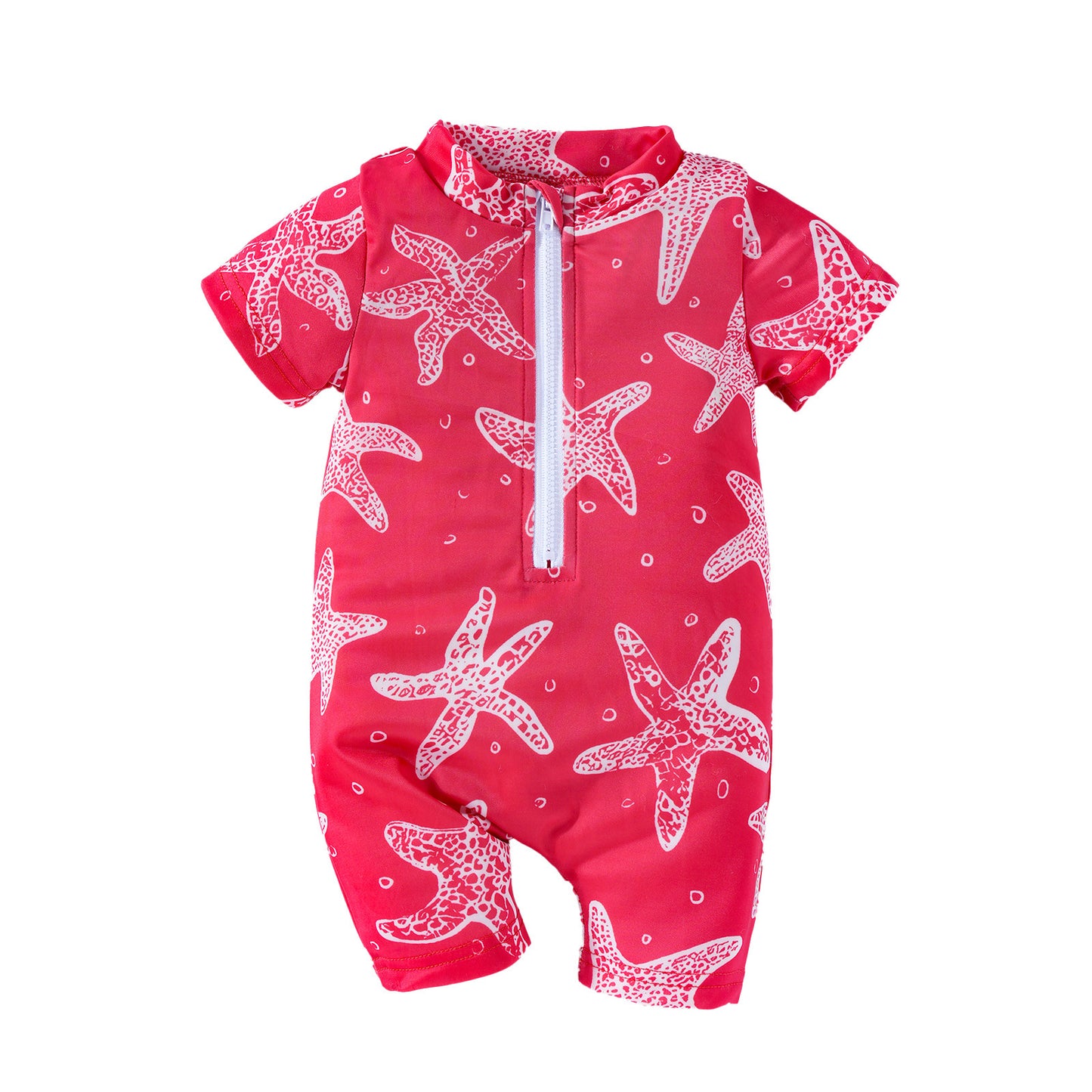 Boys' Infant Summer Swimsuit Printed Jumpsuit
