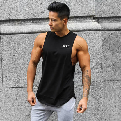 Summer New Loose Men's Sports Fitness Vest
