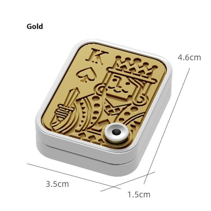 Card Gyro Cat Push Card Children Decompression Toy Card Gyro