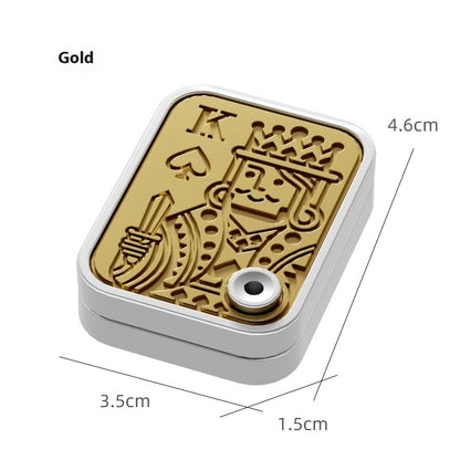 Card Gyro Cat Push Card Children Decompression Toy Card Gyro