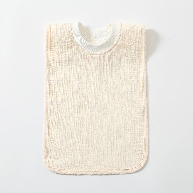 Bavette-serviette pour enfants grand format anti-taches