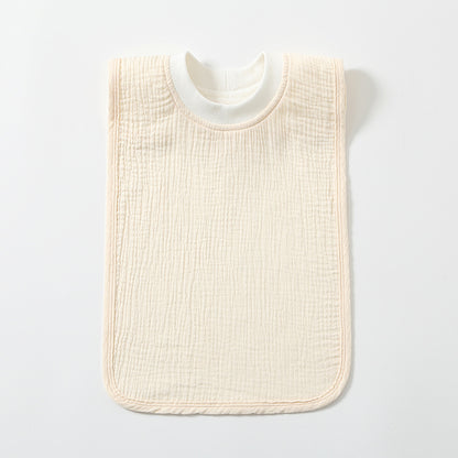 Bavette-serviette pour enfants grand format anti-taches