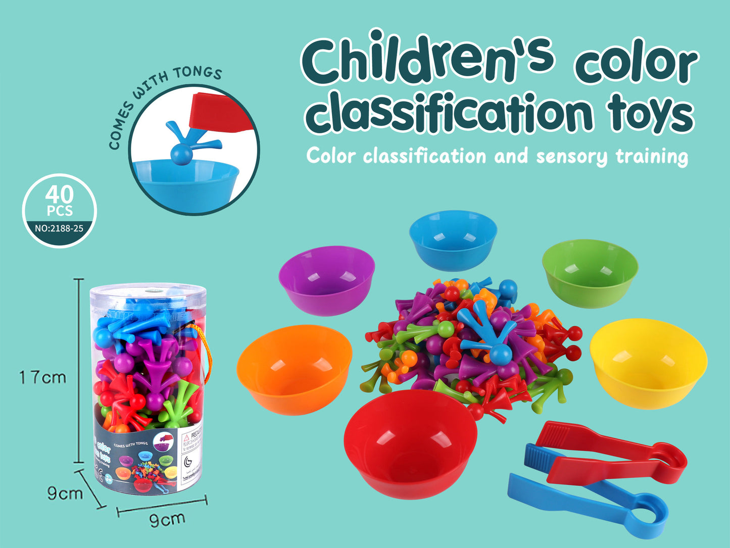 Rainbow Counting Dinosaurs Early Education Cognitive Montessori Early Education