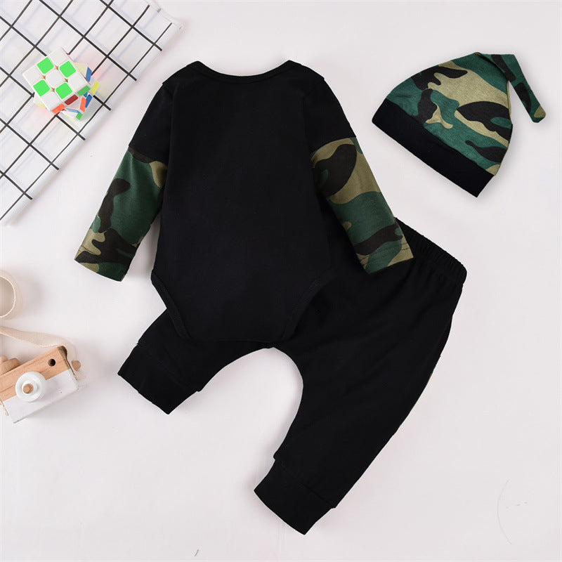 Traje de niño con alfabeto inglés, ropa para niños