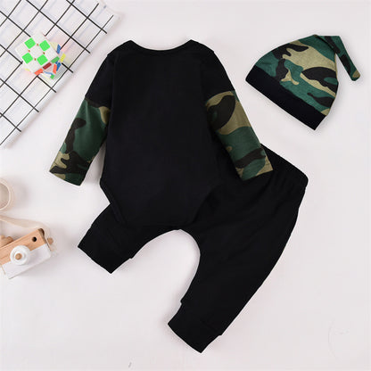 Traje de niño con alfabeto inglés, ropa para niños