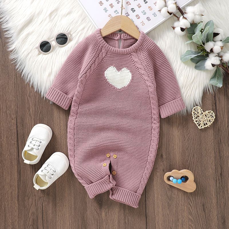 Baby Heart Trendy Casual Jumpsuit Romper