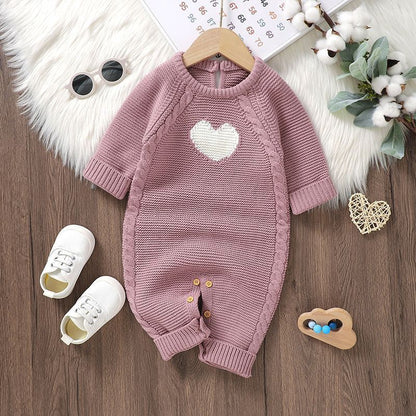 Baby Heart Trendy Casual Jumpsuit Romper