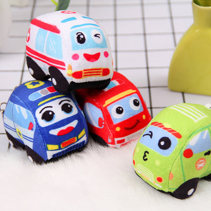 Children's Cognitive Simulation Toy Car Plush Doll