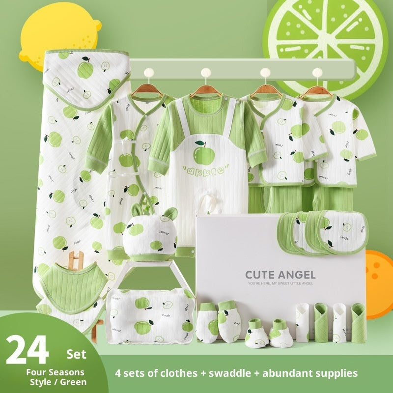 Ensemble cadeau de vêtements pour bébés en pur coton - Nouveauté