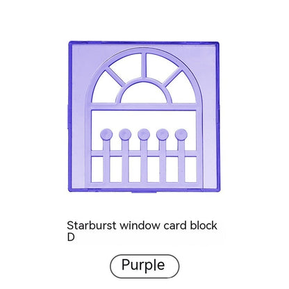 Color Window Asterism Magnetic Building Blocks Assembly