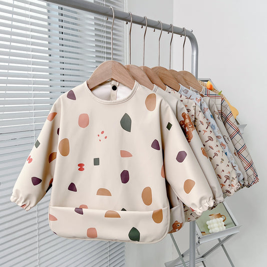 New Children's Waterproof Inside-out Wear Anti-dirty Overclothes