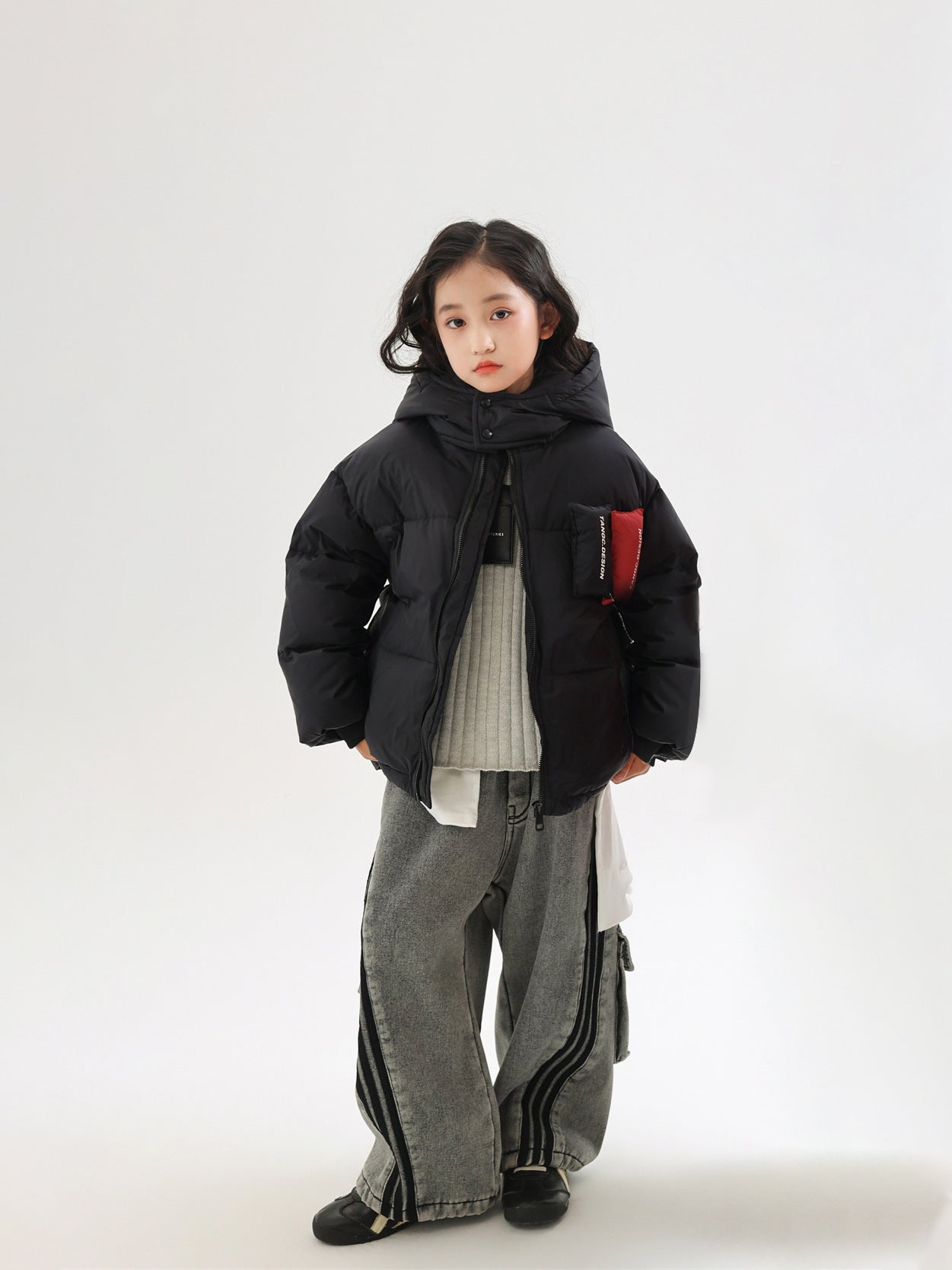 Children's Winter Warm White Duck Down Jacket Boys New
