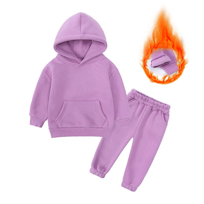 Children's New Winter Fleece Sweater Set