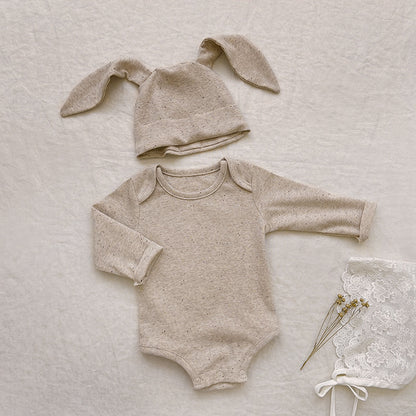 Rib Pit Stripe Autumn One-piece