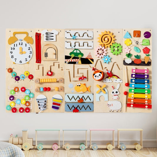 Baby Early Education Enlightenment Multi-functional Wall Game Children's Exploration Cognitive Exercise